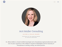 Tablet Screenshot of acrimullerconsulting.com